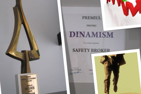 Premiu pentru Cel Mai Dinamic Broker de Asigurari Retail - Gala Asiguratori de Top - Fin Media
